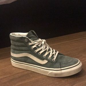 Vans Sk8-Hi top sneaker in green